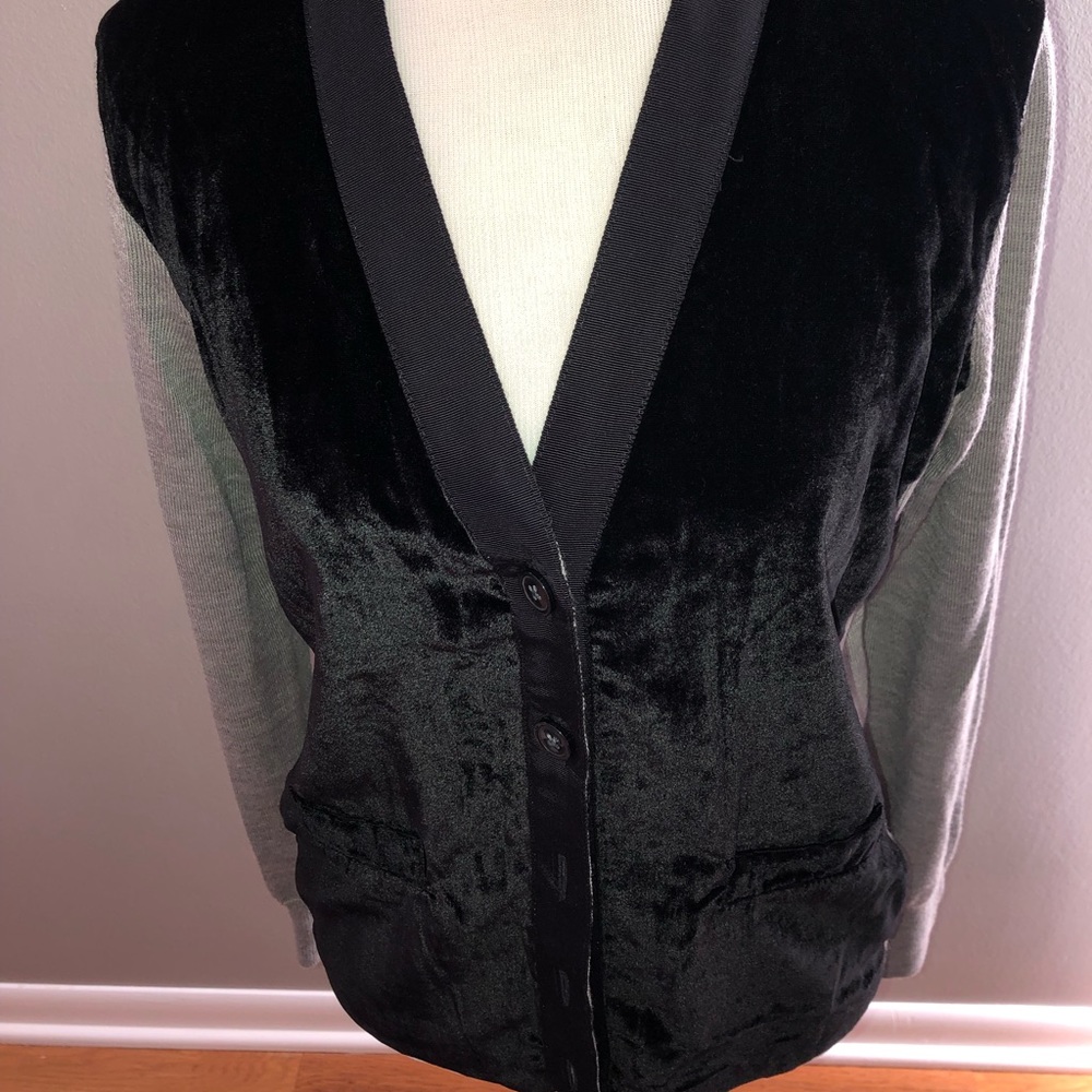 Like new jcrew tan and black cardigan size small